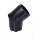 Отвод 30° сварной 2-сегмента D355 SDR 11 ПЭ100