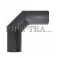 Отвод 90° сварной 3-сегмента D355 SDR 17 ПЭ100