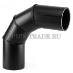 Отвод 90° сварной 4-сегмента D630 SDR 17 ПЭ100