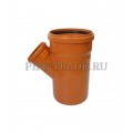 Тройник канализационный ПВХ D160/110х45° Хэмкор (Россия)